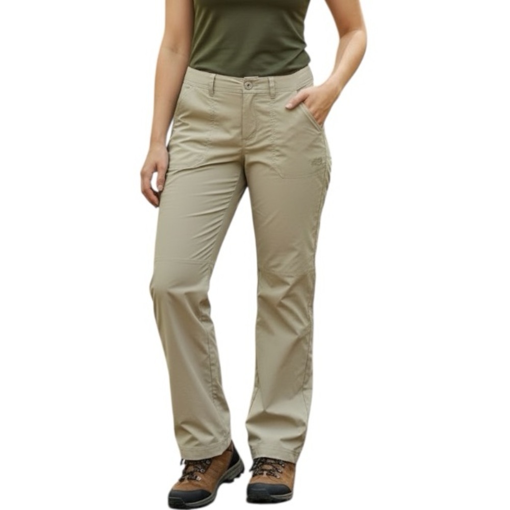 Patagonia Size 8 Quandary Pants Tan Neutral Athleisure Hiking Outdoor Fisherman - Picture 1 of 11